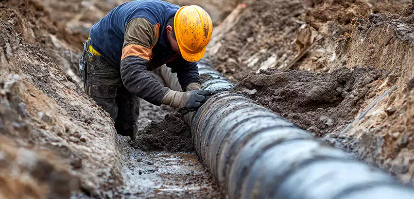 Sewer Replacement in Garfield